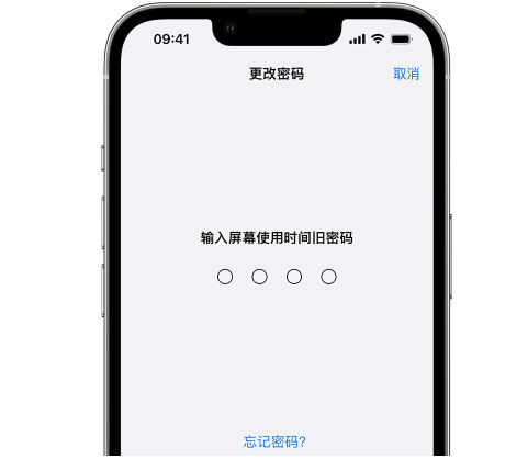 封丘iPhone屏幕维修分享iPhone屏幕使用时间密码忘记了怎么办 