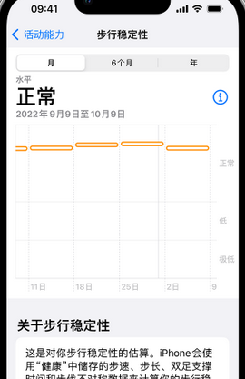 封丘iPhone手机维修如何在iPhone开启'步行稳定性通知'