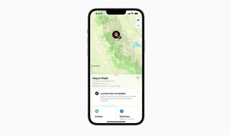 封丘苹果14维修分享iPhone14系列中 FindMy功能通过卫星分享位置方法教程 